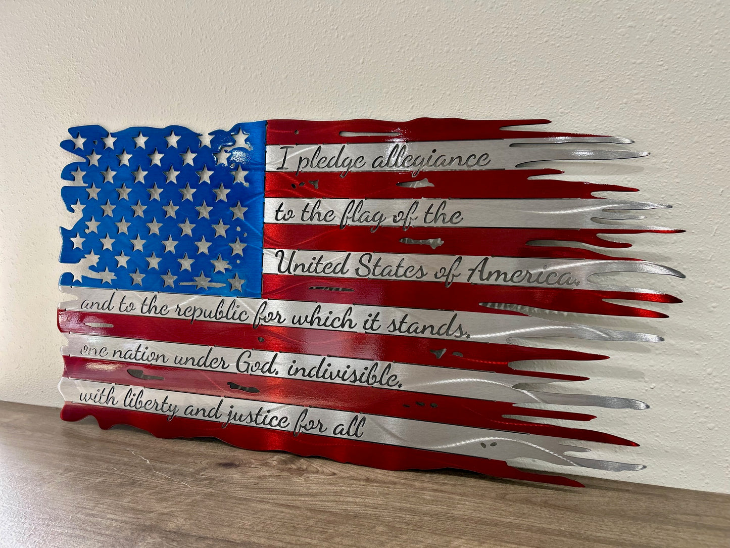 Distressed Pledge Flag - Inventory Sale