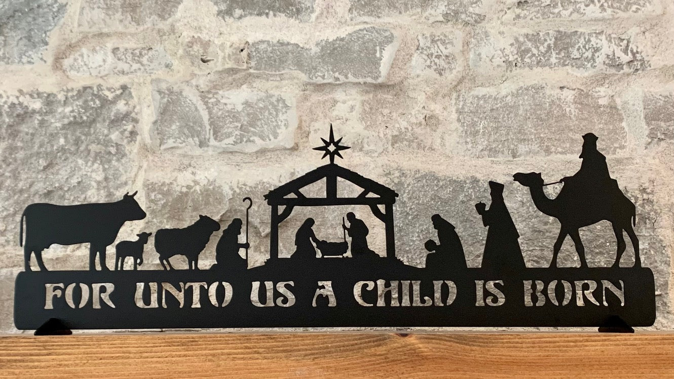 Self-Standing Nativity Scene - Inventory Sale