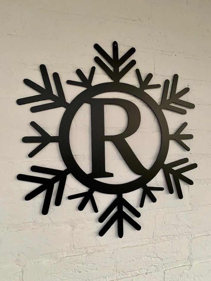 Personalized Snowflake Monogram
