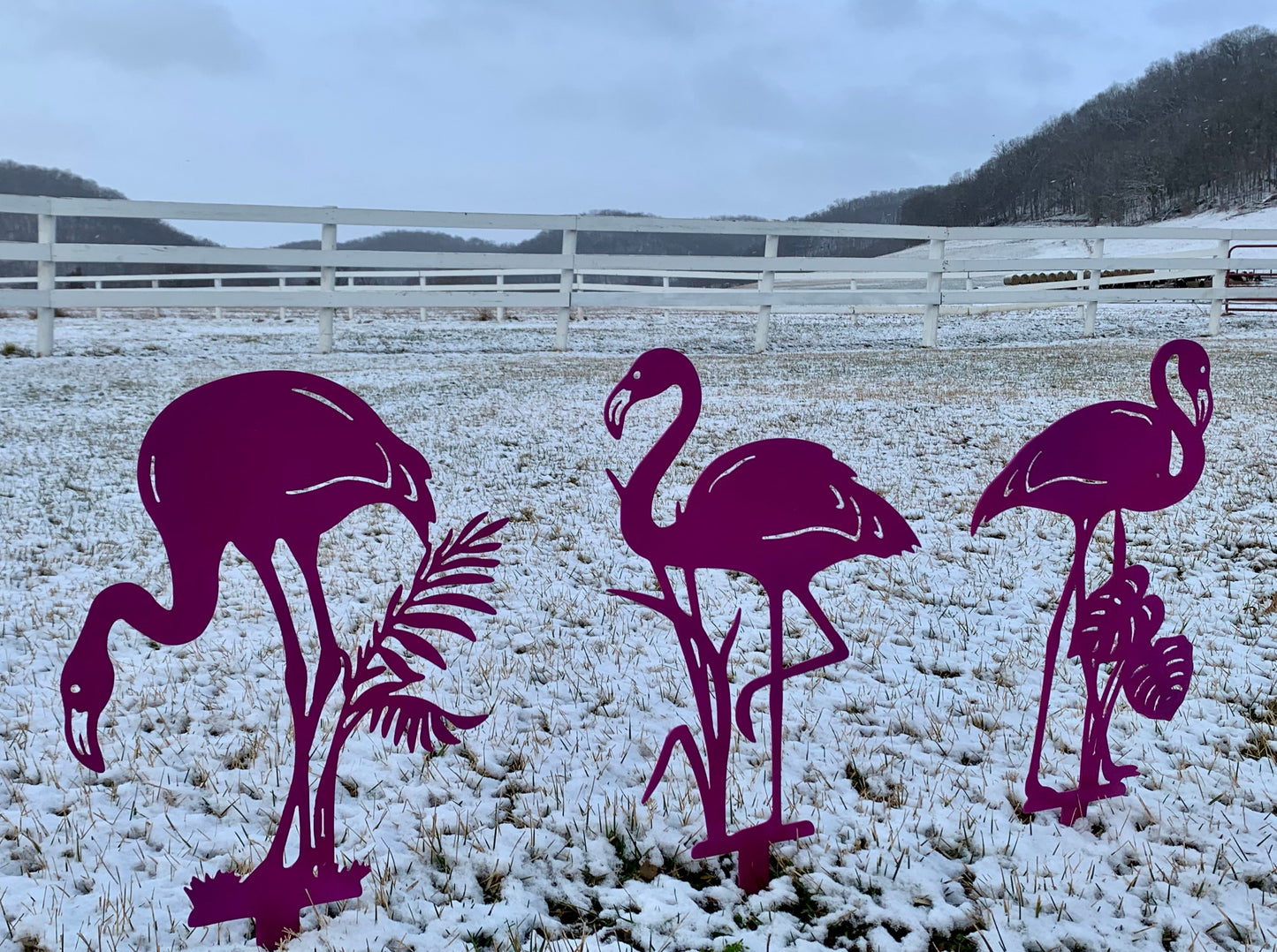 Flamingo Stake Set