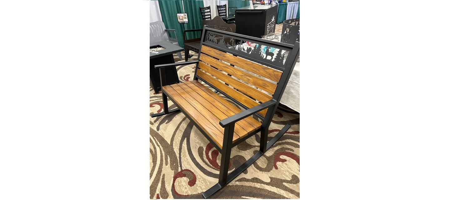Heirloom-Quality Rocking Bench: The Gift That Keeps Giving for Wedding ...