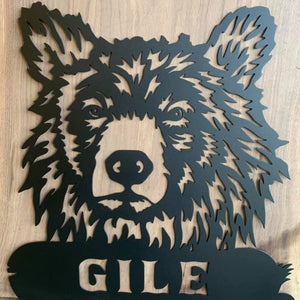 Personalized Bear Monogram