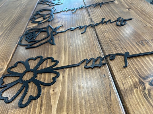 Personalized Birth Month Flowers