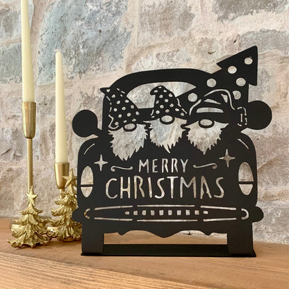 Merry Christmas Gnome Truck - Inventory Sale