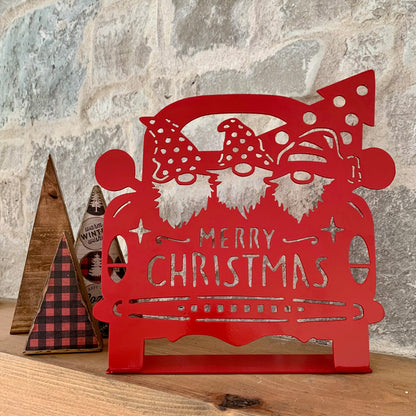 Merry Christmas Gnome Truck - Inventory Sale