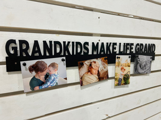 Grandkids Make Life Grand Magnetic Picture Display