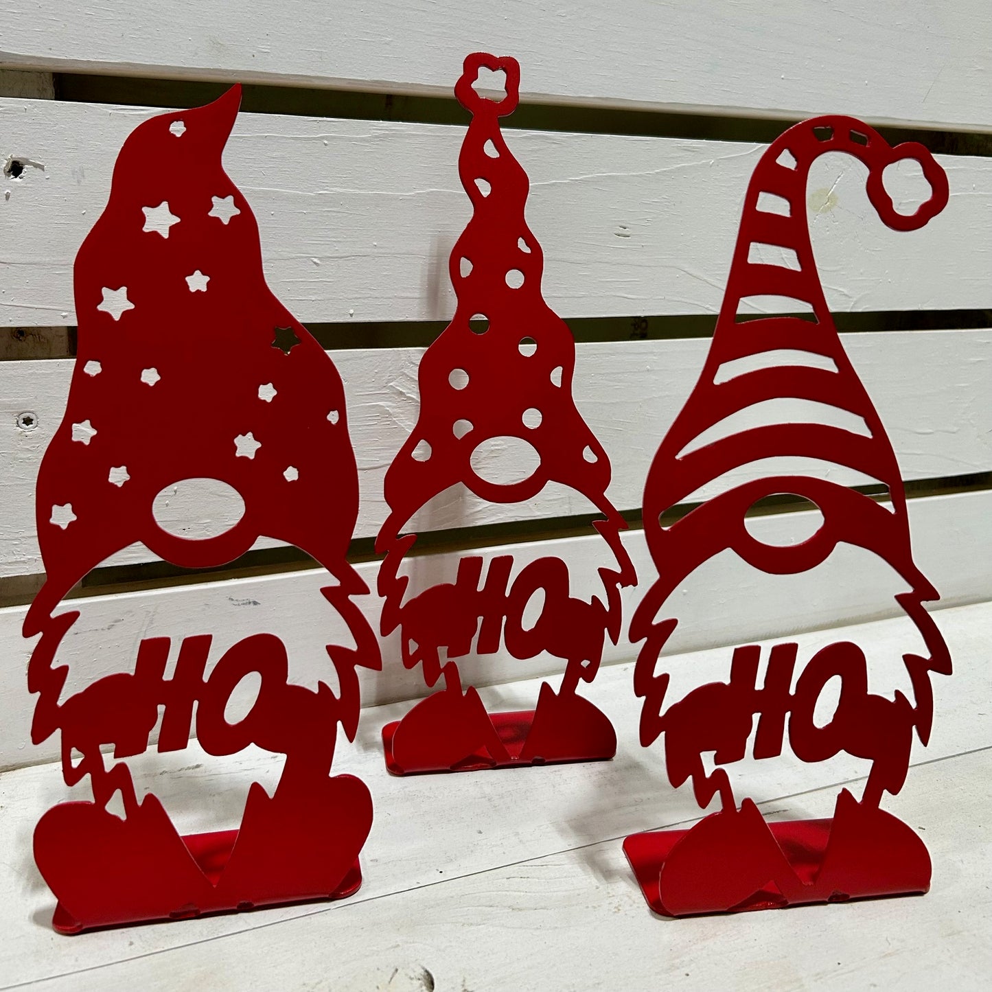 Ho Ho Ho Christmas Gnomes Self-Standing