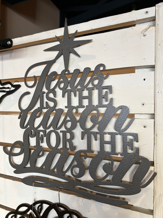 Jesus Is The Reason For the Season - Hanging Sign - Inventory Sale