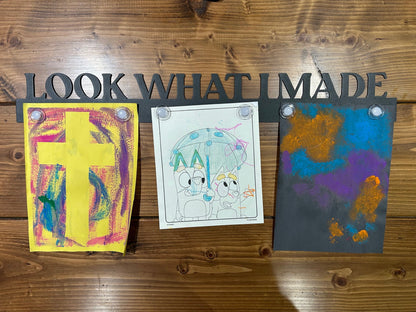 Look What I Made Magnetic Display for Children's Artwork