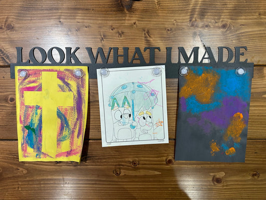 Look What I Made Magnetic Display for Children's Artwork
