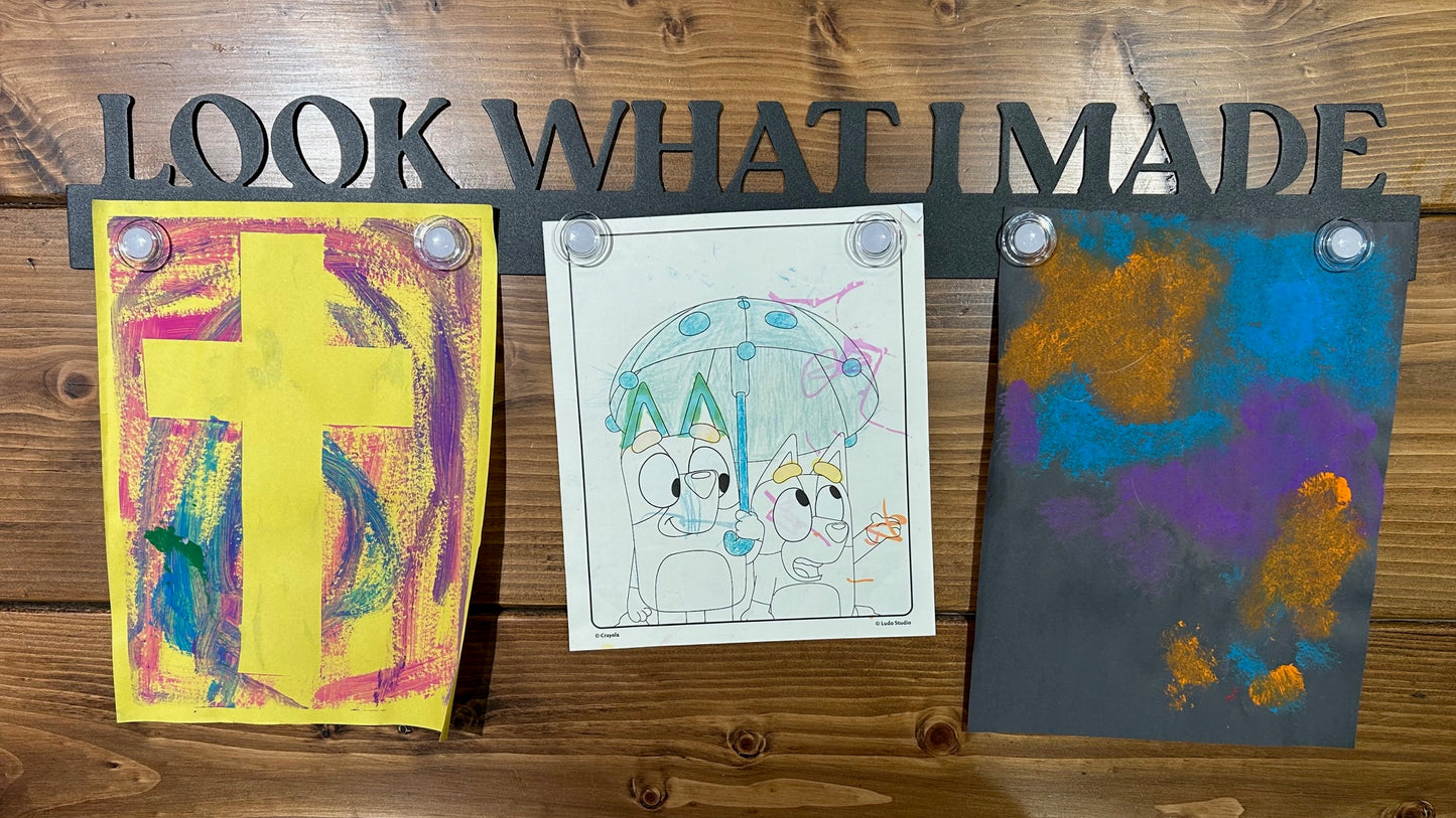 Look What I Made Magnetic Display for Children's Artwork