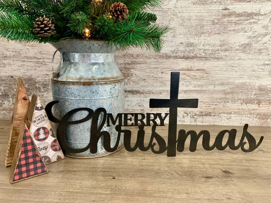 Merry Christmas Cross- Inventory Sale