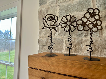 Personalized Birth Month Flowers