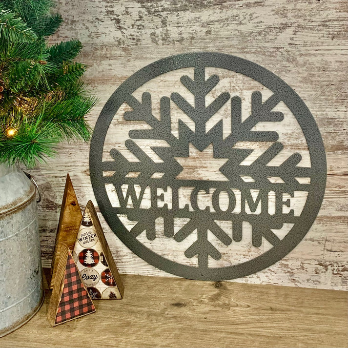 Snowflake Welcome - Inventory Sale – Remarkable Metalworks