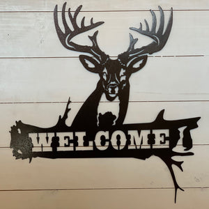 Buck Welcome Sign
