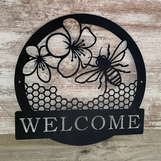 Bee Welcome Sign