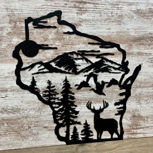 Wisconsin Deer Scene