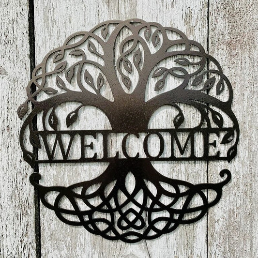 Tree of Life Welcome Sign