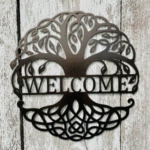 Tree of Life Welcome Sign