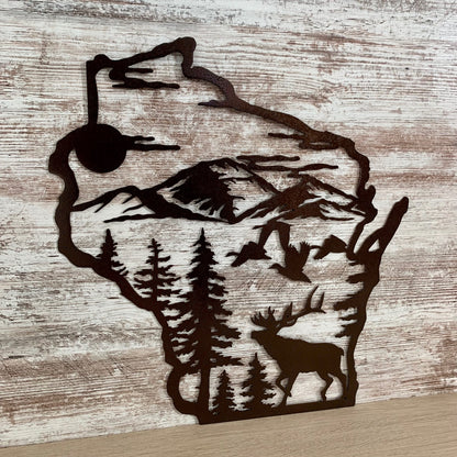 Wisconsin Elk Scene