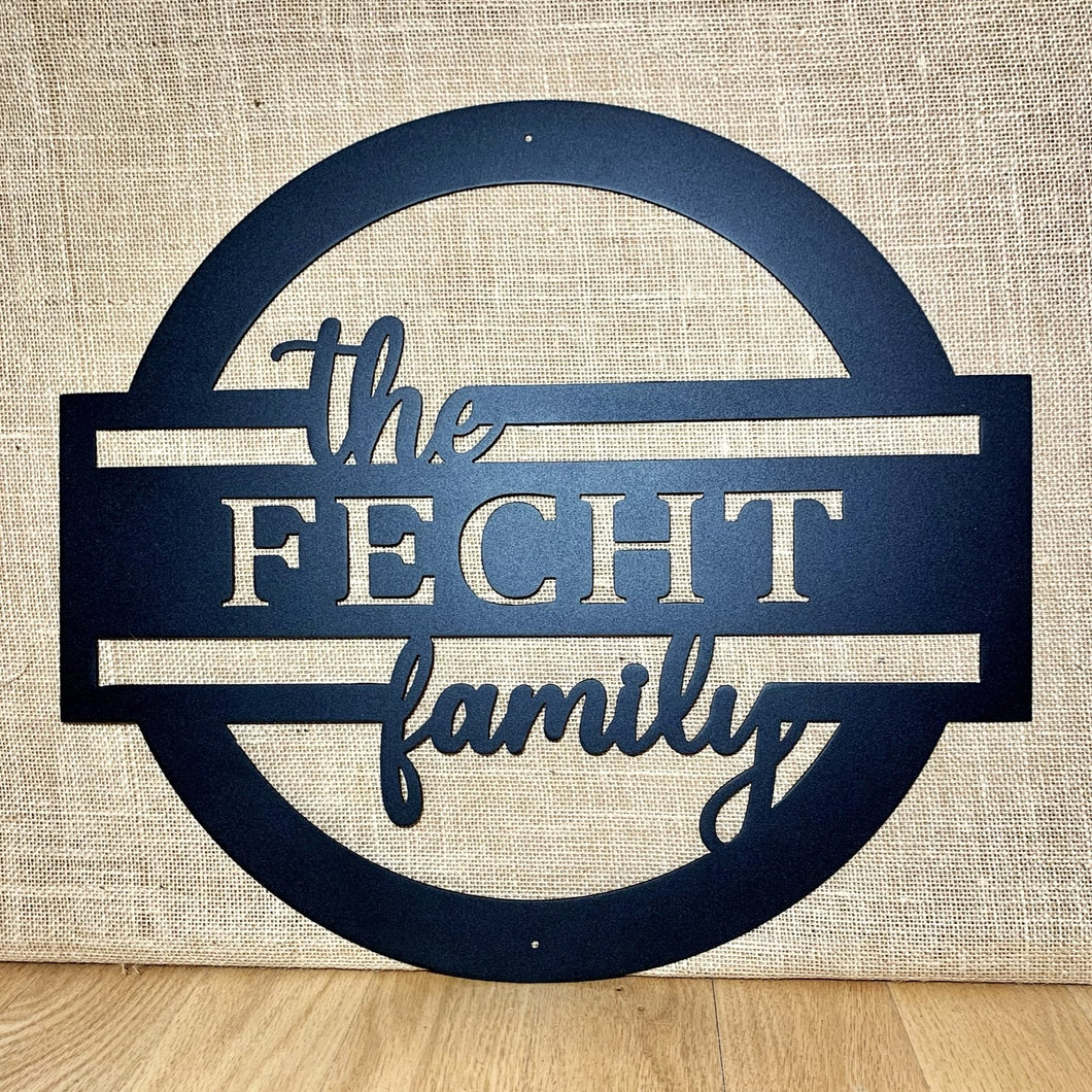 Family Circle Sign