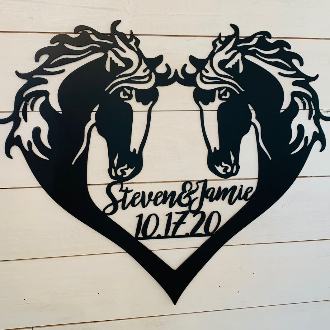 Personalized Horse Heart