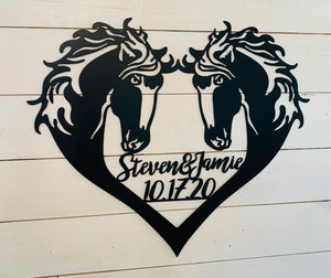 Personalized Horse Heart