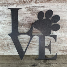 Load image into Gallery viewer, Love Paw Sign
