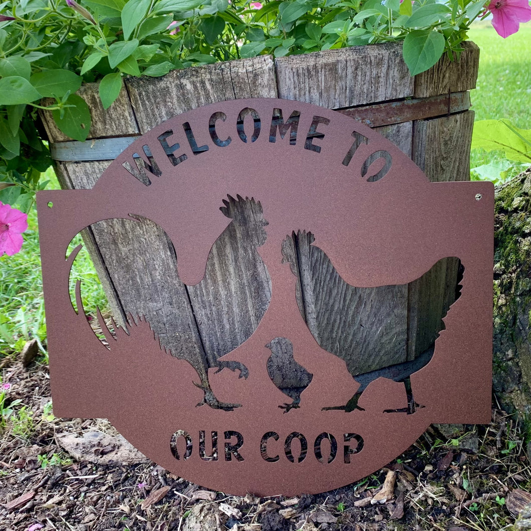 Circular Welcome to Our Coop